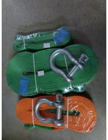 Kit Sangles x 3 et Manille 10 T x 2