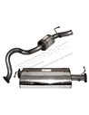 Échappement Central et Final en INOX pour : DEFENDER 90 TD4 2.2