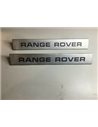 Logo d'Aile " RANGE ROVER " Rectangle couleur ALU