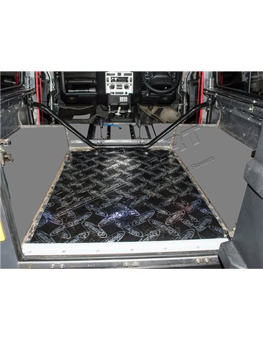 Kit Insonorisant DYNAMAT pour le Plancher Arrière : DEFENDER 90 TOUTES
