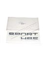 Monogramme "SPORT HSE" couleur ARGENT TITAN