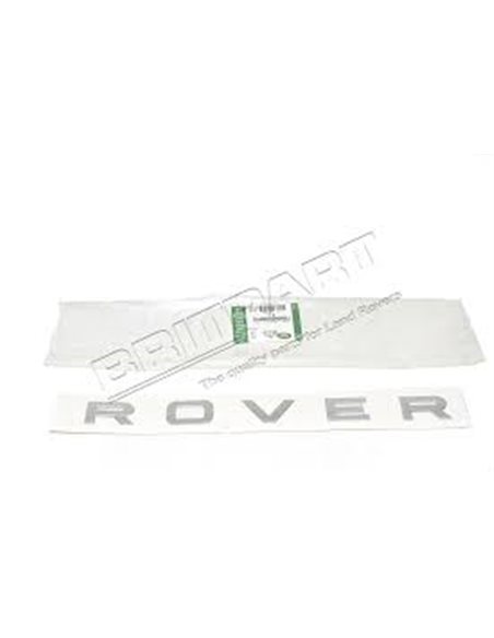 Monogramme Arrière "ROVER" couleur ARGENT TITAN Monté à partir de 2010