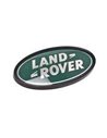 Logo Arrière Ovale " LAND-ROVER " de couleur ARGENT sur fond VERT Monté à partir de 2011