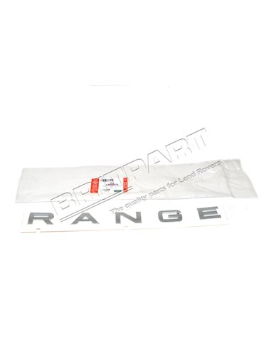 Monogamme du Capot "RANGE" couleur ARGENT ATLAS Monté à partir de 2012