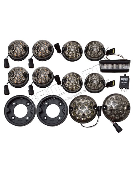 Kit de 10 Feux LED FUMÉ WIPAC