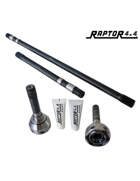 Kit Arbre de Roue et Joint Homocinétique Renforcé RAPTOR pour : DEFENDER 90/110/130 TDi 300-TD5