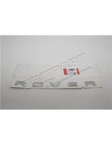 Monogramme " ROVER " couleur GRIS ATLAS du Hayon Arrière