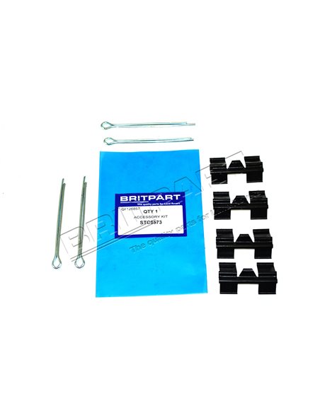 Kit Goupilles de Fixation de Plaquette Avant avec Disque Plein
