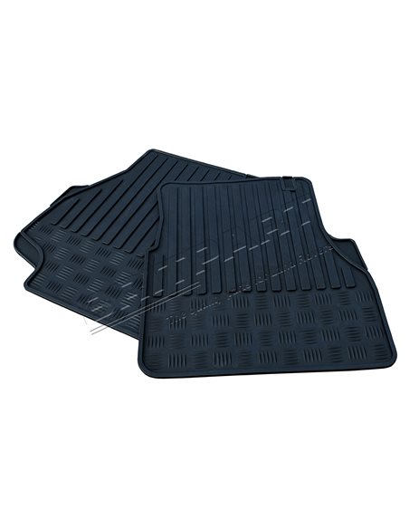 Tapis de Sol Caoutchouc Avant Droit et Gauche pour : DEFENDER 90/110/130 TDi 300 - TD5