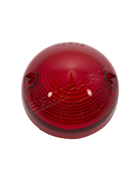 Cabochon Plastique Rouge de Feu Stop 