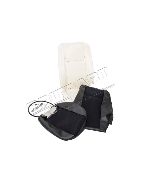 Kit de Réparation Complet en BLACK MESH du Siège Avant Droit ou Gauche