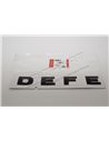 Monogramme "DEFE" sur le Capot