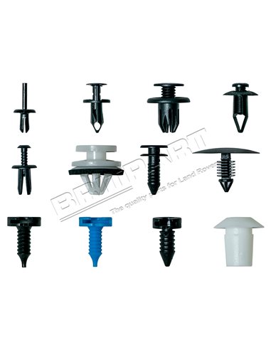 Coffret de Clips Rivet et Insert (280 Pièces)