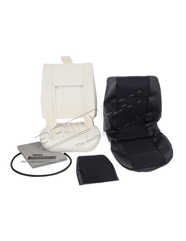 Kit de Réparation Complet du Siège Avant Droit ou Gauche en Tissu BLACK MESH