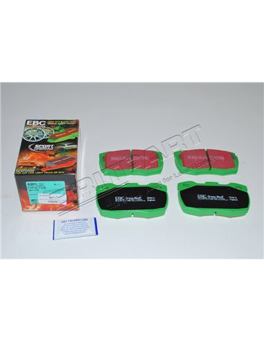 Plaquette de Frein Avant Performance EBC GREEN STUFF pour : Defender 90 TDi 200-300/TD5 et TD4