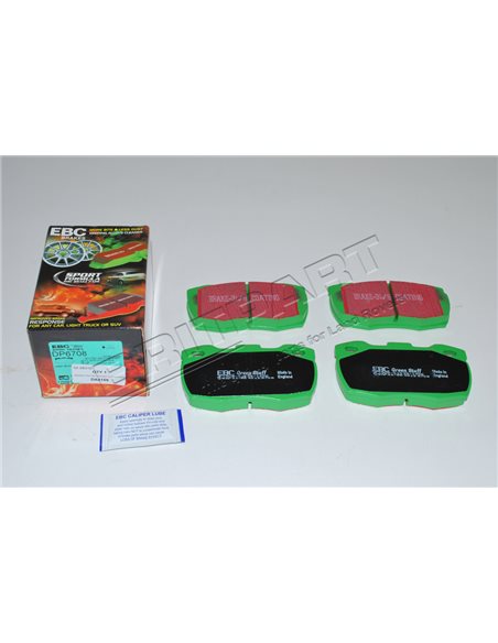 Plaquette de Frein Avant Performance EBC GREEN STUFF pour : Defender 90 TDi 200-300/TD5 et TD4