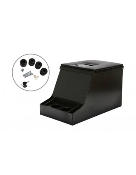 Cubby Box ou Boite Centrale Métal avec Verouillage