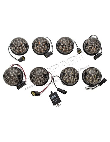 Kit de 8 Feux LED FUMÉ