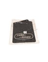 Bavette Arrière Droite GENUINE Logo LAND ROVER BLANC avec Support pour toutes : DEFENDER 90