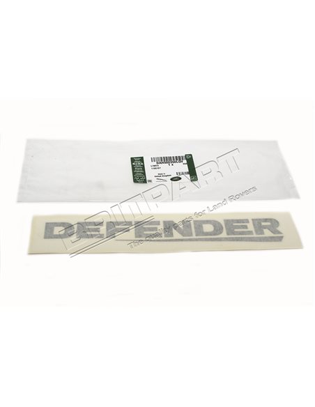 Monogramme " DEFENDER " Arrière couleur BRUNEL/GRAPHITE