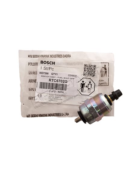 Solenoïde BOSCH de Coupure de la Pompe à Injection Montage sans Vanne EGR