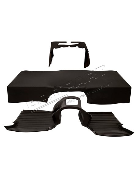 Kit Tapis Avant couleur NOIR Montage avec Boite de Vitesse R380
