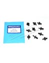 Rivet Plastique couleur NOIR des Garnitures de Porte 