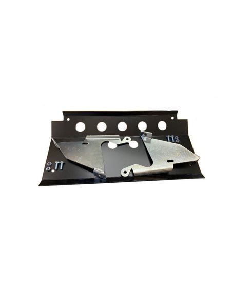 Sabot Avant ALU couleur NOIR de Protection Épaisseur 6 ou 7 mm pour : Toutes Defender 90/110/130