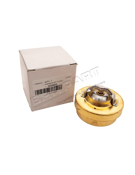 Thermostat 74°