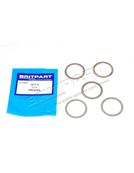 Cale 0.60mm de Réglage de la Main Meneuse Avant