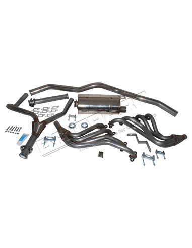Ligne d'Échappement Complète en INOX pour : DEFENDER 110 V8 3.5