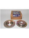 Disque de Frein Arrière EBC Rainuré Percé Ø 325mm pour : DISCOVERY 3-4 / RANGE SPORT 1