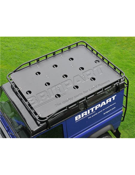 Galerie Safety Device Rail à Bagages Long pour Defender 90 Hard-Top & Station Wagon