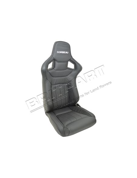 Siège Baquet CORBEAU en Cuir NOIR DAKOTA