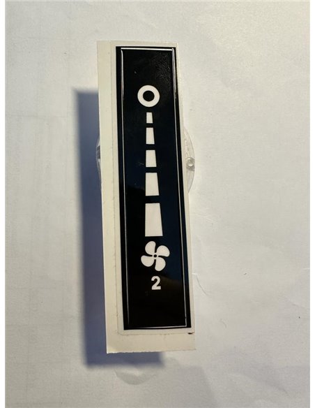  Étiquette temperature du Chauffage td5 td4 sticker seul 