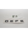 Monogramme "DEFE" couleur BRUNEL sur le Capot