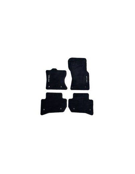 Set de Tapis en Moquette couleur NOIR