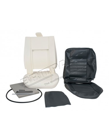 Kit de Réparation Complet du Siège Avant Droit ou Gauche en VINYL de couleur GRIS