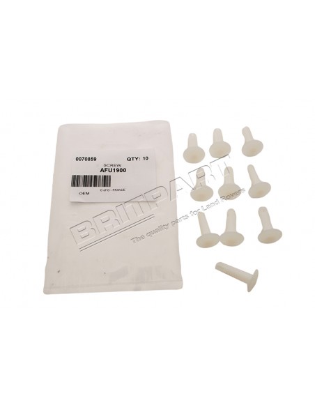 Clip de Garniture de Ciel de Toit couleur BLANC