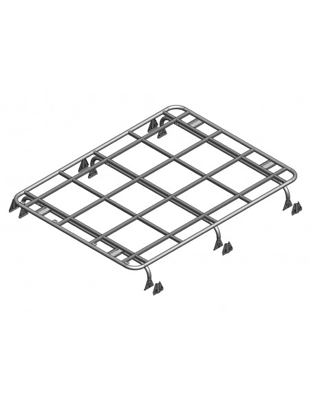 Galerie Plate SAFETY DEVICES Monté sur Gouttière pour 90/110 HARD-TOP & SW * SUR COMMANDE ± 10 JOURS *