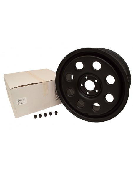 Jante Tôle MODULAR 18 x 8 TERRAFIRMA couleur NOIR SATINÉ * SUR COMMANDE ± 10 JOURS *