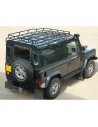Galerie G4 EXPEDITION SAFETY DEVICES avec Rail des Bagages Complet Montage sur Gouttière pour : DEF 90 *SUR COMMANDE ± 10 JOURS*