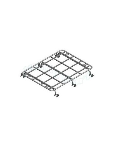 Galerie Plate Monté sur Arceau 10 pts pour : DEFENDER 110 Baché * SUR COMMANDE ± 10 JOURS *