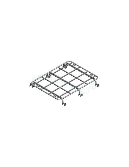 Galerie Plate Monté sur Arceau 10 pts pour : DEFENDER 110 Baché * SUR COMMANDE ± 10 JOURS *