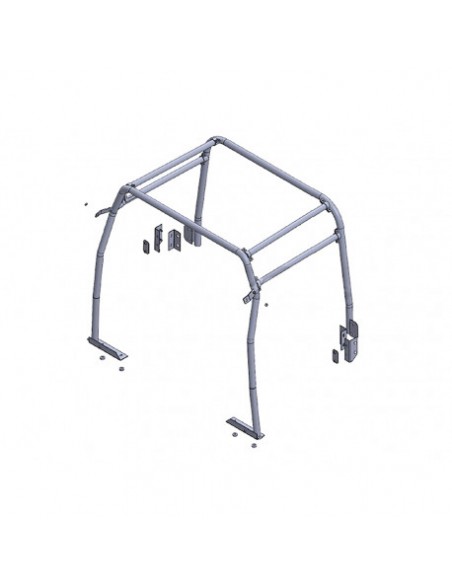 Arceau SAFETY DEVICES 4 points Intérieur Arrière pour : DEF 110 SW de 1983 à 2006 * SUR COMMANDE ± 10 JOURS *
