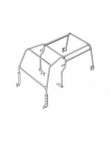 Arceau 8 points Extérieur/Intérieur SAFETY DEVICES pour : DEF 110 (1990-2006) * SUR COMMANDE ± 10 JOURS *