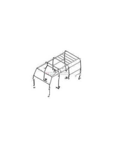 Arceau 8 points Extérieur/Intérieur SAFETY DEVICES pour : DEF 110 SW/UTILITAIRE 4 Portes (1983-2016) * SUR COMMANDE ± 10 JOURS *
