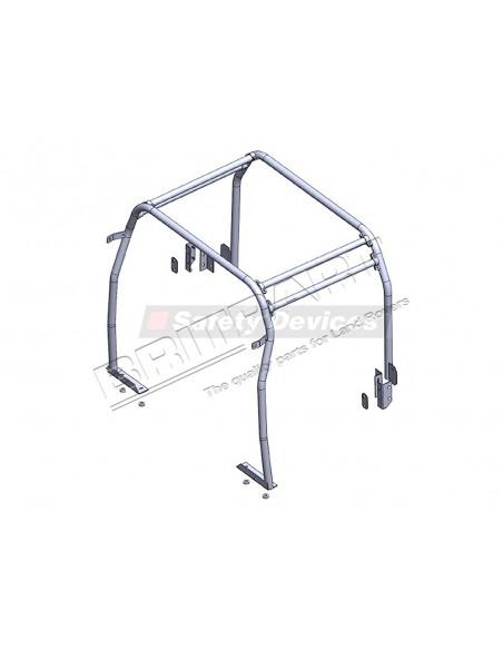 Arceau SAFETY DEVICES 4 points Intérieur Arrière pour : DEF 110 SW TD4 de 2007 à 2016 * SUR COMMANDE ± 10 JOURS *
