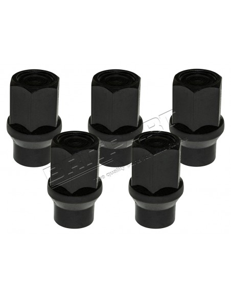 Kit Écrou NOIR des Jantes MAXXTRAC MACH 5 pour : DEFENDER/DISCO 1/RANGE CLASSIC * SUR COMMANDE ± 10 Jours *