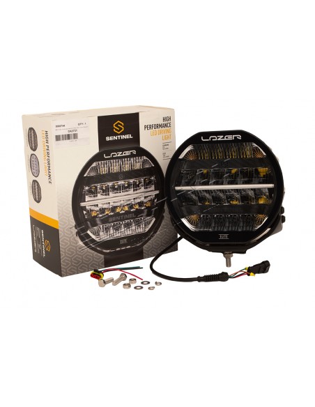 cPhare LED Rond 9" LAZER SENTINEL ÉLITE avec Feux de Position * SUR COMMANDE ± 10 JOURS *